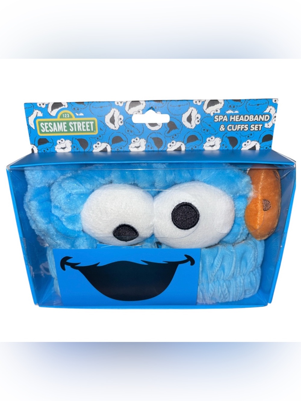Sesame Street Cookie Monster Plush Headband & Cuffs Set